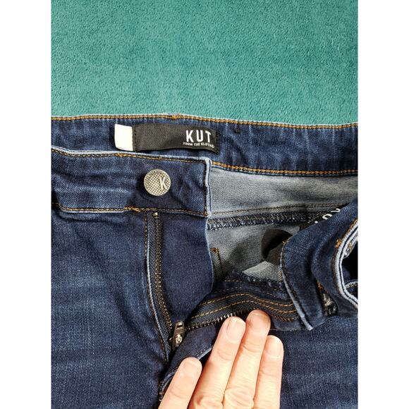 Kut From The Kloth Jeans Size 2 Womens Blue Pants Denim Connie Ankle Skinny - Picture 5 of 13